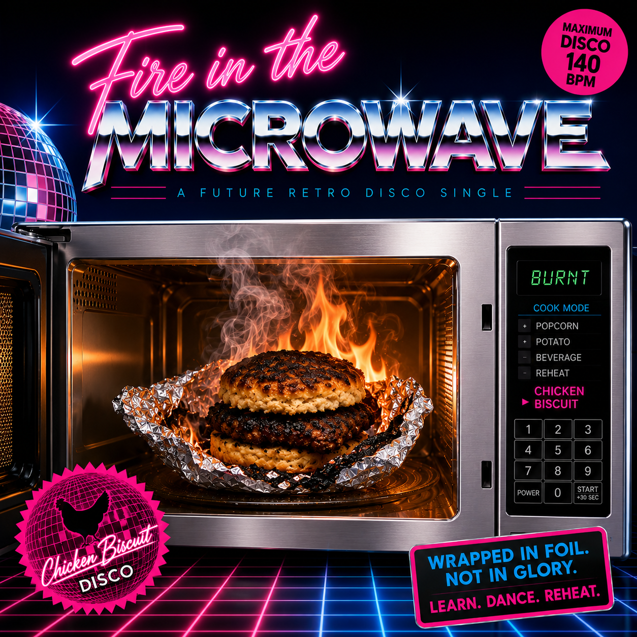 Fire in the Microwave artwork